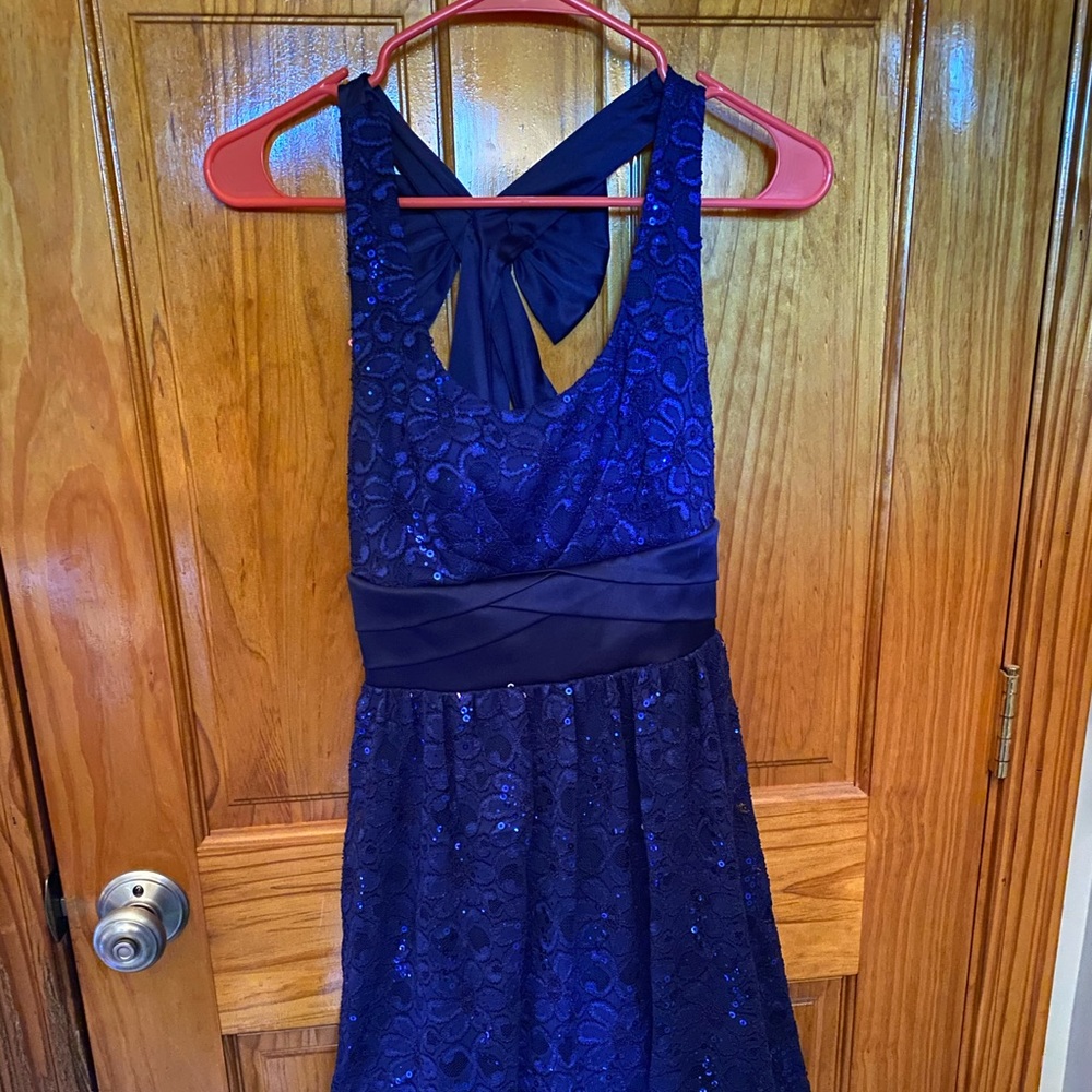 Navy blue dress